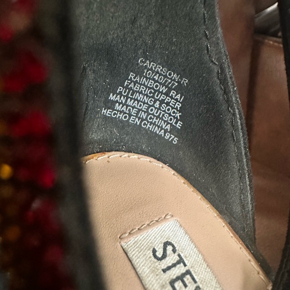 Steve Madden Multicolor Strappy Heels - Picture 6 of 6